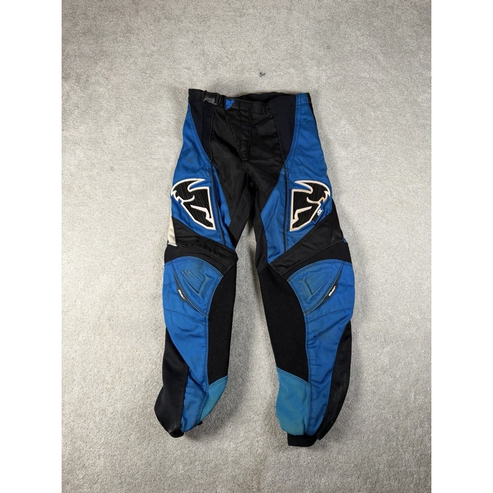 Thor MX Pants Youth 26 Phase‎ Motocross Reinforced Seams Nylon Belted  Padded